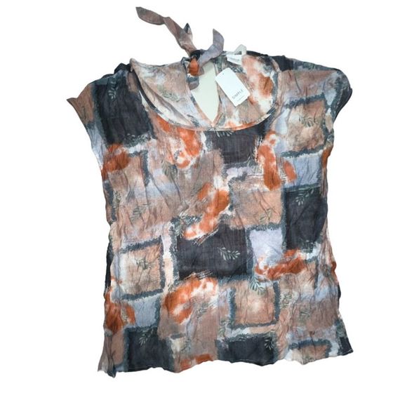 Simple By Suzzane Betro Womens Sleeveless Multicolor Tops Size XL - Picture 1 of 2